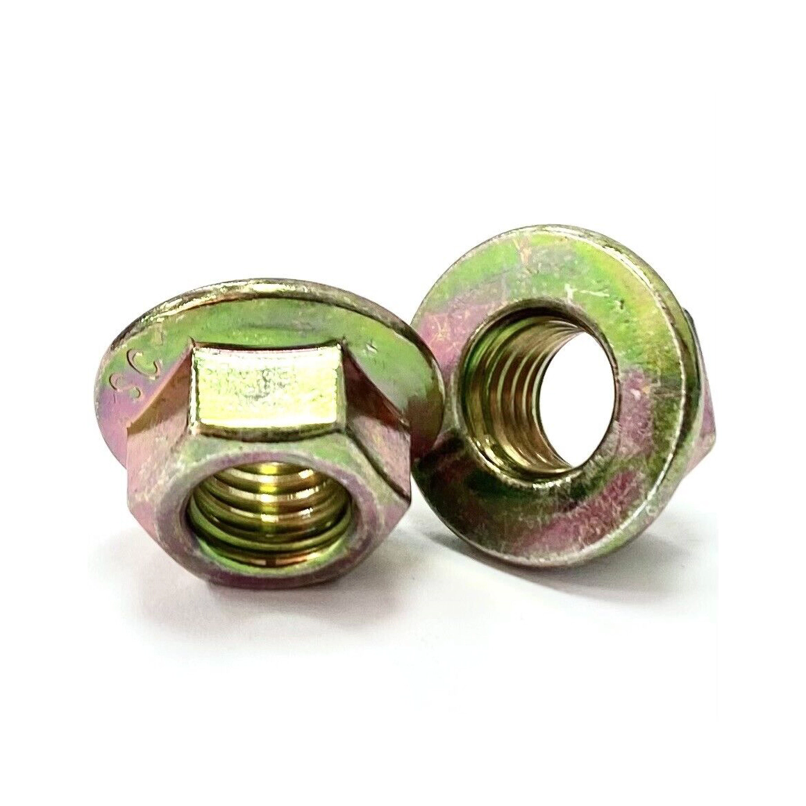 Wholesale M4 M5 M6 M8 M10 M12 galvanized Serrated Self Locking Hex Flange Nut