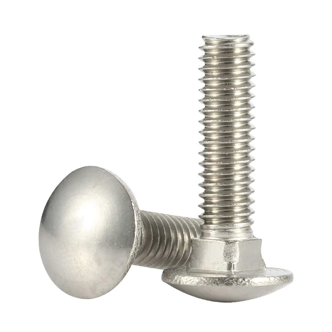Standard square neck custom size m14 m8x25 hardened galvanized10-24 carriage bolt 8.8