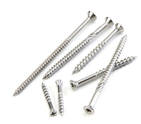 304/316 Stainless Steel Countersunk Phillips/Torx Chipboard Screws