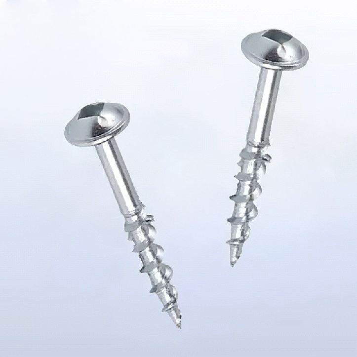 304/316 Stainless Steel Square Drive Washer Head Self Tapping Screws