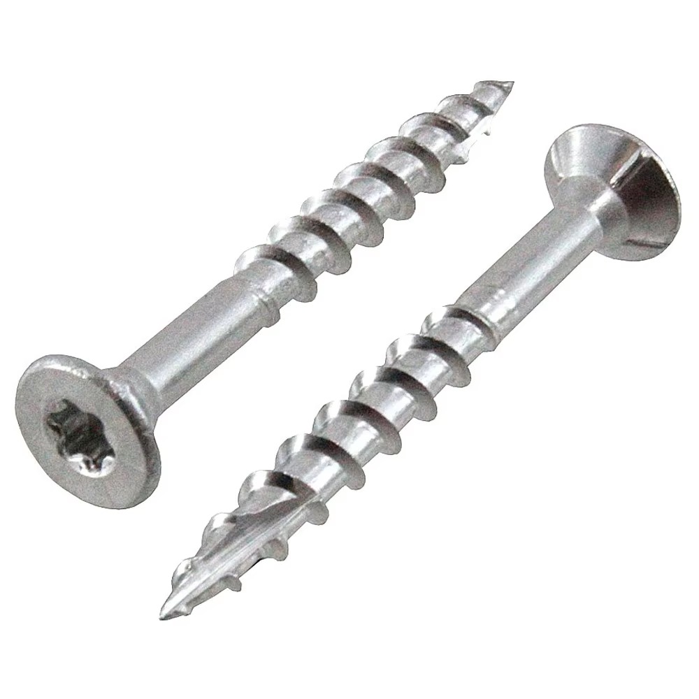 304/316 Stainless Steel Torx Countersunk Chipboard Screws | Type 17 Point